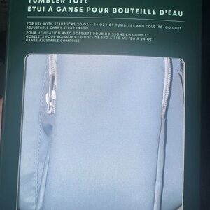 Starbucks Tumbler Tote